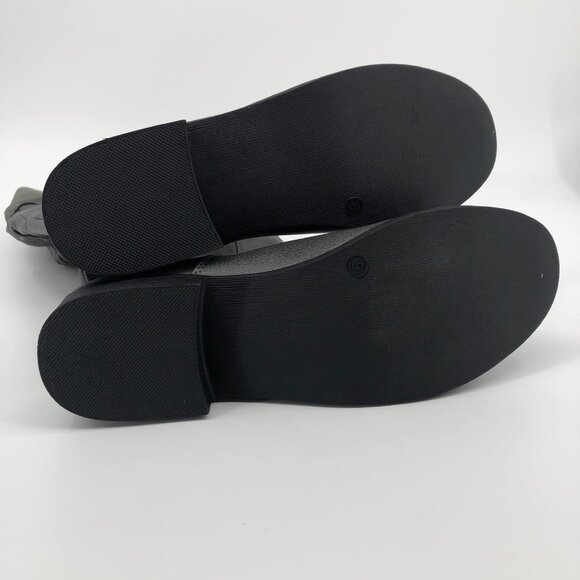 Bucco Gray Leather Heeled Boots | Versatile All-Season Wear - Picture 7 of 7